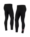 Zoozatz Women's  Black Auburn Tigers Fleece-lined Leggings In Black