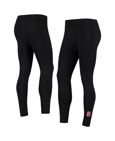 Zoozatz Women's  Black Auburn Tigers Fleece-lined Leggings