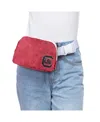 Zoozatz Women's  South Carolina Gamecocks Floral Print Fanny Pack In Crimson