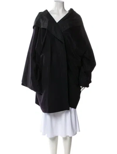 Pre-owned Zoran Cashmere Coat In Black