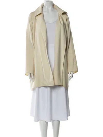 Pre-owned Zoran Cashmere Coat In Neutral