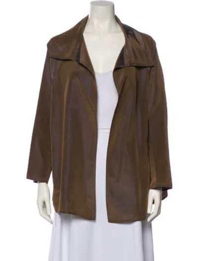 Pre-owned Zoran Jacket In Brown