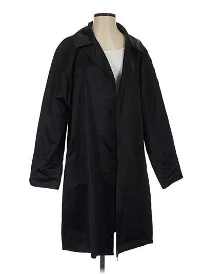 Pre-owned Zoran Silk Cardigan Sweater In Black