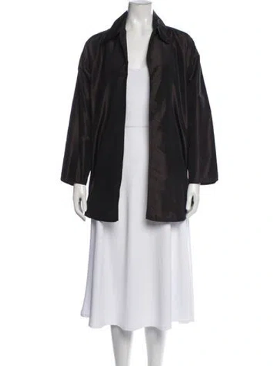 Pre-owned Zoran Silk Jacket In Black