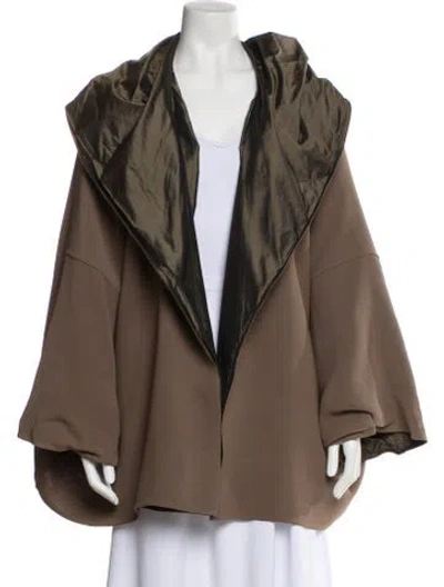 Pre-owned Zoran Silk Jacket In Brown