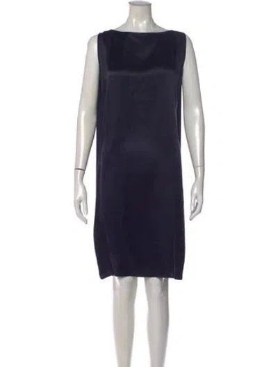 Pre-owned Zoran Silk Knee-length Dress