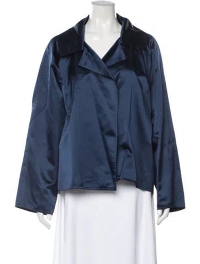 Pre-owned Zoran Vintage 1980's Jacket In Blue