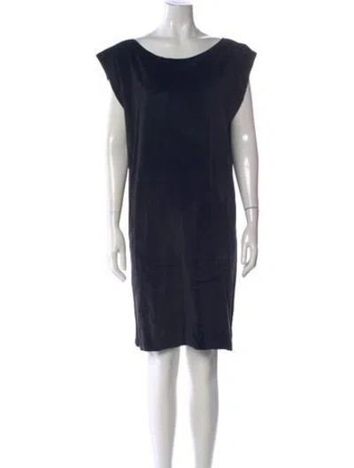 Pre-owned Zoran Vintage Knee-length Dress In Black