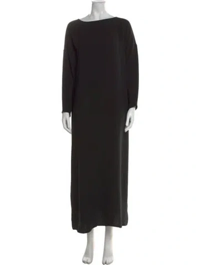 Pre-owned Zoran Vintage Long Dress In Black