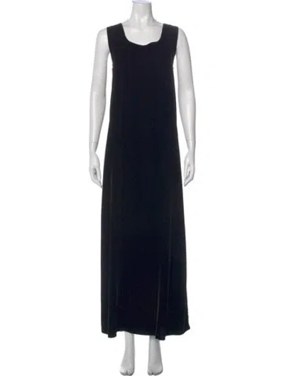 Pre-owned Zoran Vintage Long Dress In Brown