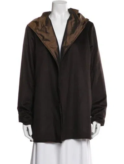 Pre-owned Zoran Vintage Wool Jacket In Brown
