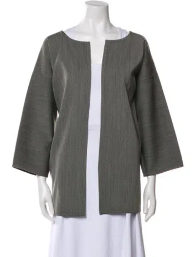 Pre-owned Zoran Wool Jacket In Gray