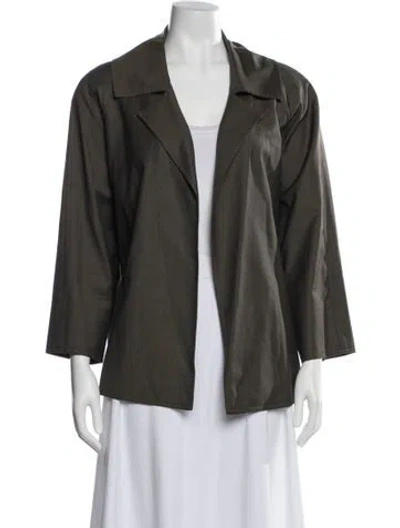 Pre-owned Zoran Wool Jacket In Gray