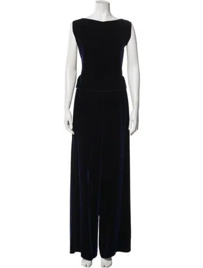 Pre-owned Zoran Wool Pant Set In Black