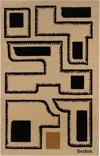 Zouzou Rugs Beige Country Maze Rug In Multi