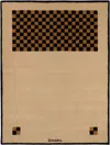 Zouzou Rugs Beige Farmers' Block Rug In Multi