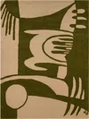 Zouzou Rugs Khaki & Beige Zouzou's Painting Rug