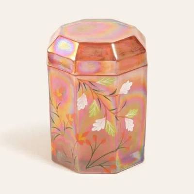Zsa Zsa Zsu Aravali Hand-painted Glass Decorative Object Pink