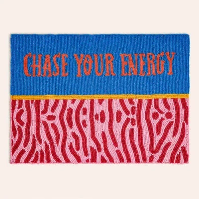 Zsa Zsa Zsu Dadri Beadded Placemat Energy 12x16 In In Multi