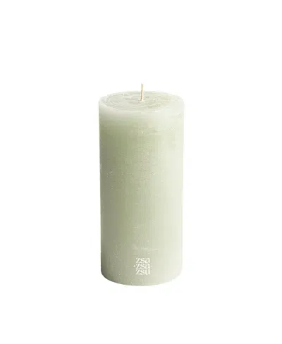 Zsa Zsa Zsu Deurne Pillar Candle, 0.38 Oz. In Aqua