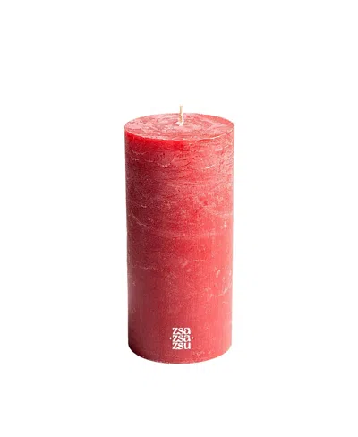 Zsa Zsa Zsu Deurne Pillar Candle, 0.38 Oz. In Fuchsia