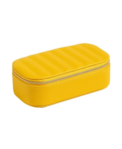 Zsa Zsa Zsu Meilin 100% Pvc Jewelery Box, 7 X 4 In Yellow