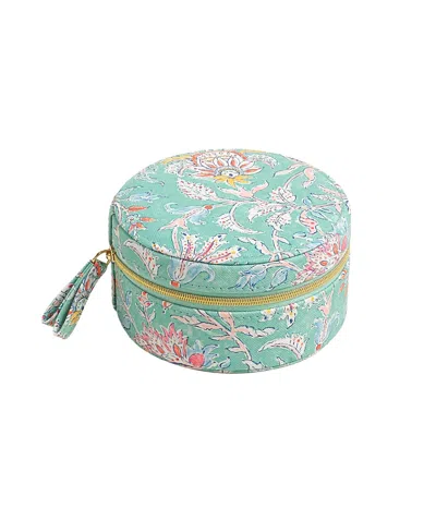 Zsa Zsa Zsu Meilin Jewelery Box, 4.5 X 4.5 In Blue
