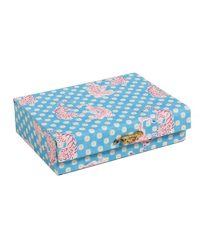 Zsa Zsa Zsu Meilin Jewelry Box, 8.5 X 6.5 In Blue
