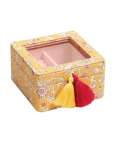Zsa Zsa Zsu Meilin Jewelry Box In Yellow