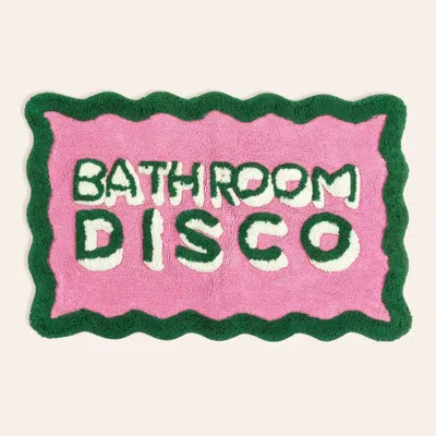 Zsa Zsa Zsu Punjab 100% Cotton Bath Mat 24x35 In In Pink