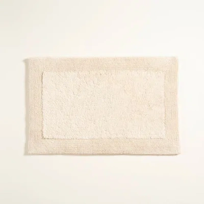 Zsa Zsa Zsu Punjab Double Sided 100% Cotton Bath Mat Spa-inspired In Neutral