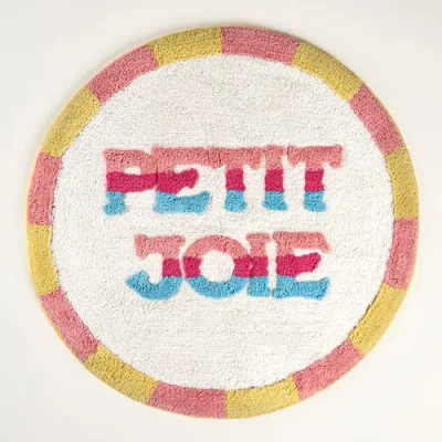 Zsa Zsa Zsu Punjab Petit 100% Cotton Bath Mat 27.5" Spa-inspired In Multi
