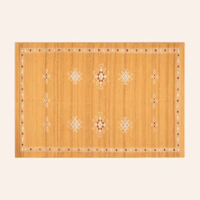 Zsa Zsa Zsu Wool Rug In Yellow