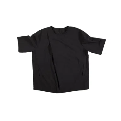 Zsigmond Men's Black Core Novel Top