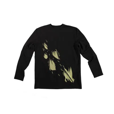 Zsigmond Men's Black Hag Long-sleeve Top
