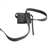 Zsigmond Men's Black Robust Double Case Cross Body Bag In Black