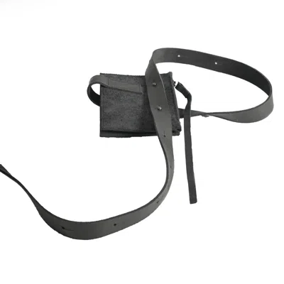 Zsigmond Men's Black Robust Double Case Cross Body Bag