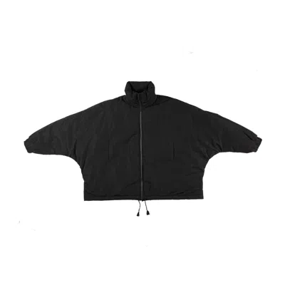 Zsigmond Men's Neutrals Core Bat Coat In Black