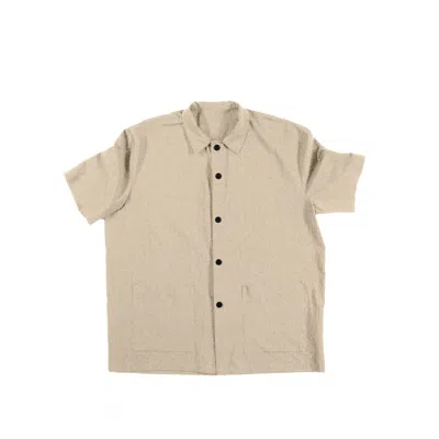 Zsigmond Men's Neutrals Core Short-sleeved Shirt