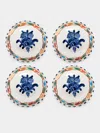 Zsuzsanna Nyul Hand-painted Ceramic Soup Bowl (set Of 4)