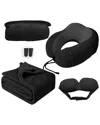 Ztech 5pc Travel Comfort Set In Black