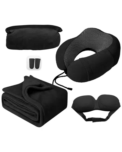 Ztech 5pc Travel Comfort Set In Black