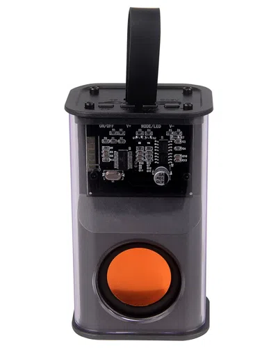 Ztech 5w Battle Armour Led Light Wireless Speaker In Gray