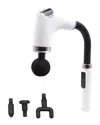 Ztech Ergonomic Hook Massage Gun In White