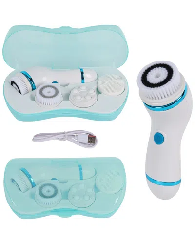 Ztech Facial Cleansing Brush Set In Blue