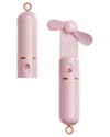 Ztech Handheld Mini Fan In Pink