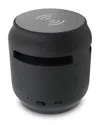 Ztech Mini 2 In 1 Mini Bluetooth Speaker With Wireless Charging In Black