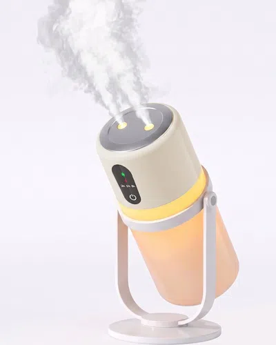 Ztech Portable Dual-mist Humidifier With Ambient Night Light In Multi