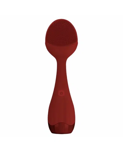Ztech T-sonic Facial Cleansing Massager Brush In Red