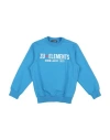 Zu+elements Man Sweatshirt Azure Size 10 Cotton, Elastane In Blue